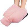 Plush foot warmer, hot water bottle, rubber liner, detachable