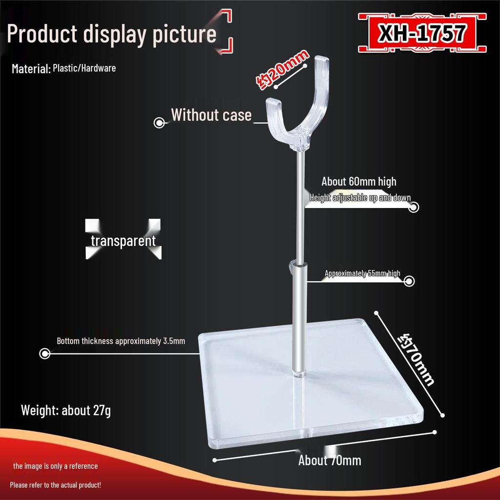 BJD Doll Transparent Adjustable Stand for 3-4-6 Scale Figures and Blind Box Displays