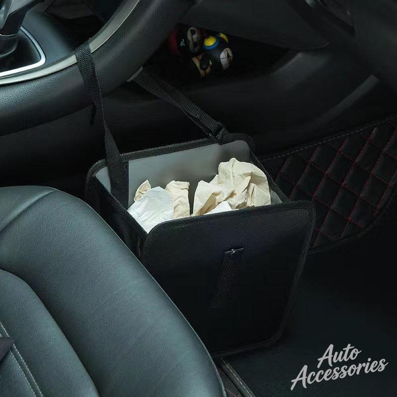 Foldable Car Storage Organizer Hanging Trash Can For Renault Megane RS N Clio ZOE Captur Twingo Kangoo Auto Interior Accessories