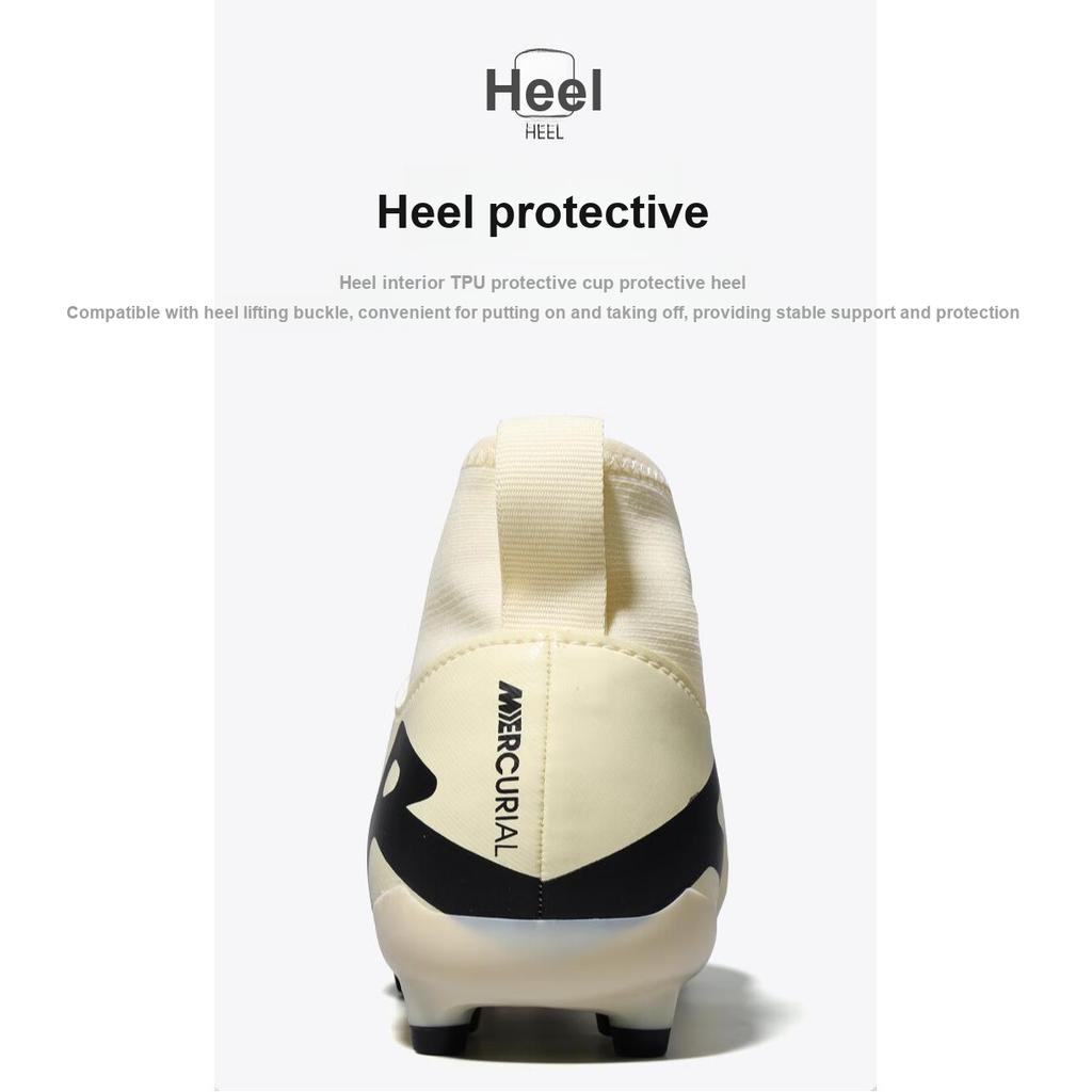 Nike Zoom Mercurial Superfly 9 Academy MG GS Mad Ready Pack Kinder Sneakers Crème Citroen Zwart DJ5623-700