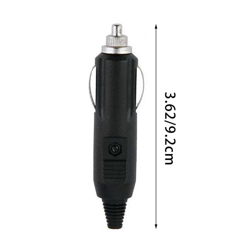 12V To 24V Car Cigarette Lighter Plug Male Head With Indicator Light Vehicle Electrical Cigarette Lighter Plug Charger Adapter