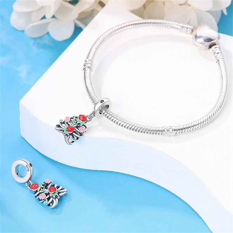 Halloween Glow Color Changing Skeleton Ghost Cucurbit Charm Bead Component Bead Components Compatible With Authentic Original Bracelet High Quality