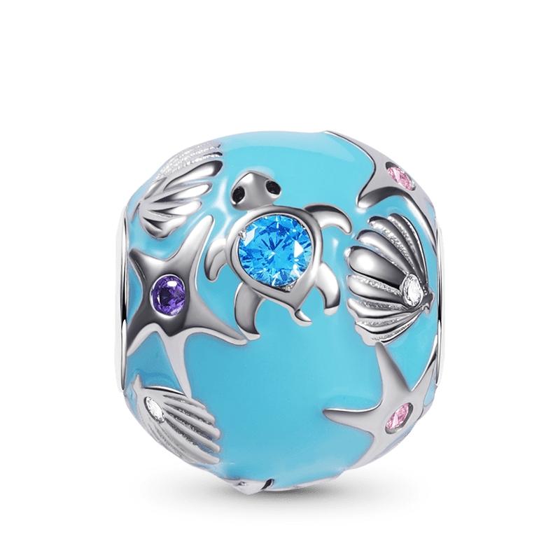 Copper Conch Penguin Mermaid Dolphin Fish Charms Beads Fit Original Pendant Bracelet Diy Jewelry Gift