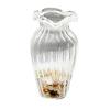 Handmade Glass Flower Decoration with Stem Hand-Blown Mini Floral Plants Figurine Home Living Room Office Table Flower Vase Ornament