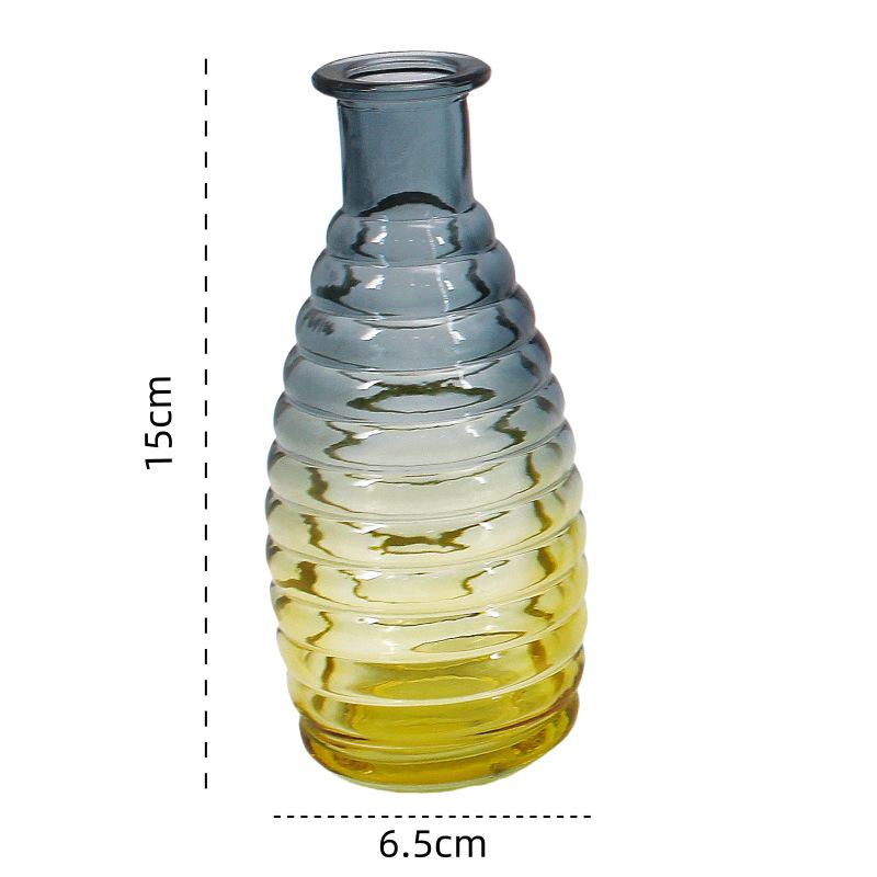 Elegant Retro Glass Vase: High-End Decorative Luxury for Flowers