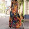 Women's Slip Dress Maxi Long Dress Geometric Art Print Dress Spring & Summer Leisure Vacation