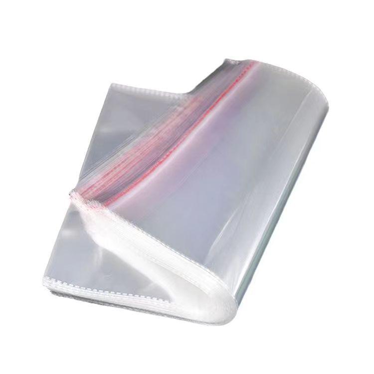 Klare Selbstklebe-OPP-Tasche, 14" Breite, für Bekleidungs- & Schmuckverpackung