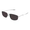 Balenciaga Retro Logo Design Metal Rectangular Sunglasses Unisex Sunglasses Silver BB0494SA-001