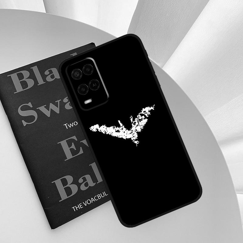 Goth Vampire Bat Gothic Case For Oppo A52 A72 A76 A96 A54 A74 A94 A54S A57S A58 A78 A98 A57 A77 A15 A16 A17 Cover