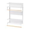 Magnetic Spice Rack Hanging Organizer Multipurpose Sturdy Metal Kitchen Storage Shelf for Jars