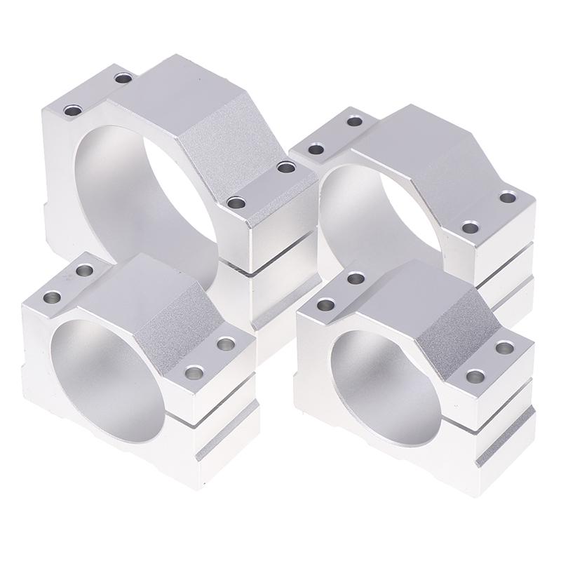 52Mm 56Mm 65Mm 80Mm Suporte de Motor de Alumínio com Abraçadeira de Fuso para Máquina Roteadora de Gravação CNC Suporte de Montagem de Motor