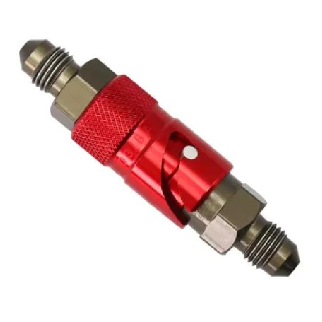 Quick-Release Brake Line Adapter Kit, Aluminum Motorcycle Brake Fluid Connector with Universal Fit for Honda/Yamaha Dirt Bikes