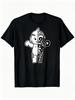 Unisex T-shirt Kewpie Skeleton Zombie T- Men's Casual Clothes Perfect for Home