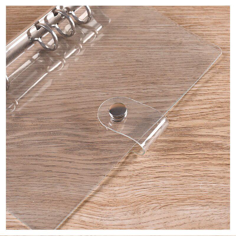 Transparente Notizbuchhülle Mit Schnalle - Schutzumschlag Für Ringordner A4