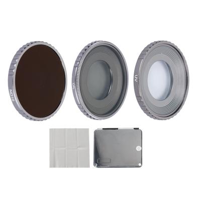 3pcs Camera ND Filter Kit UV CPL ND16 Action Camera Filter Optical Glass Drone Lens Filter