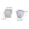 Flower Pots Silicone Molds DIY Hexagonals Succulents Planter with Hole Molds