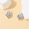 European and American Jewelry New High-end Gold Fashion Personality Exaggerated Stud Earrings Creative Circle Earrings Set