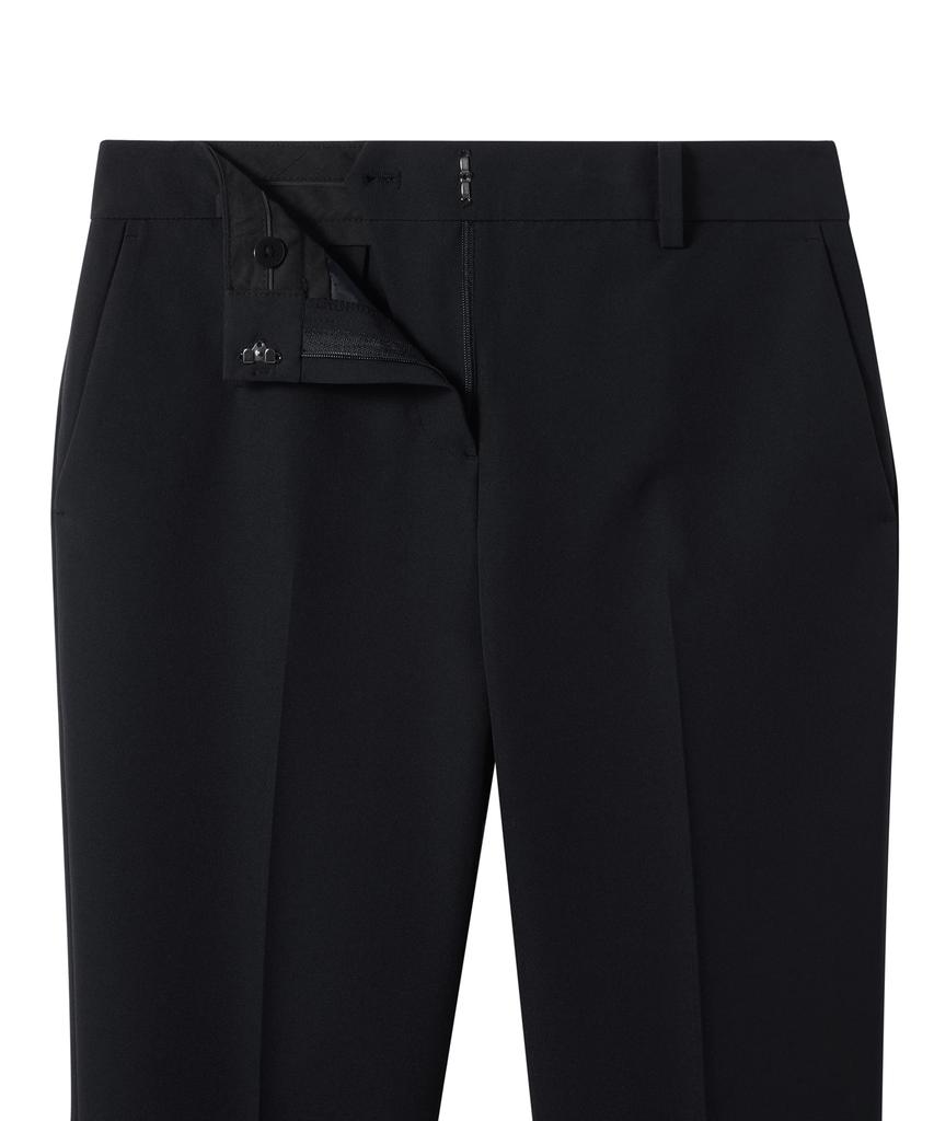 MUSINSA STANDARD WOMAN Women'S Fluid Slim Straight Slacks [Black]