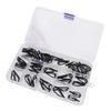44pcs Fishing Rod Tip Stainless Steel Ceramic Fishing Pole Guide Ring Fishing Rod Repair Kit