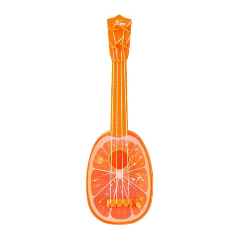 Beginner Friendly Children Ukulele Musical Instrument Toy for Early Music Education Fruit Theme Kids Ukulele Gift