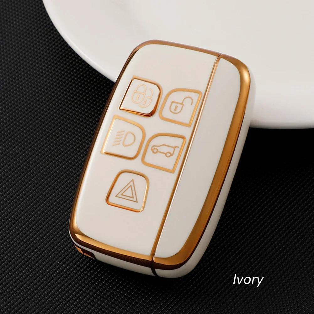 New For Jaguar XF XJ XE XJL XF TPU Car Remote Key Case Cover Holder Shell For Land Rover Range Rover Sport Evoque Freelander