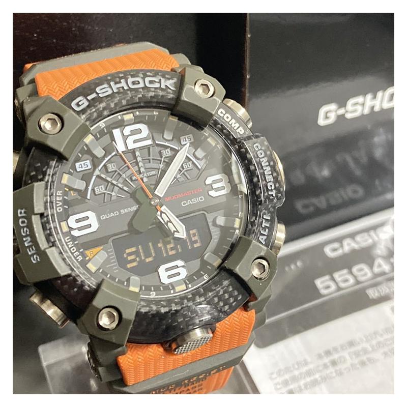 Casio MASTER OF G-LAND Series World Time Dustproof and Mudproof Structure Calories Consumption Display Quartz Movement Resin Strap GG-B100-1A9JF