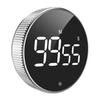 Kitchen Timer Adjustable Angle LED Magnetic Timer Rotating Electronic Timer Large Number Display Cooking Timer for Seniors Kids