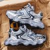 New Men's Sneakers Thick Soled Tall Low Cut Shallow Mouth Casual Shoes Comfortable Soft Soled Breathable Running Sports Shoes