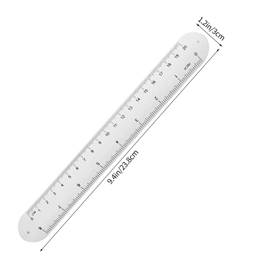 Wearable Notepad Silicone Wrist Band Reusable Reminder Bracelet Waterproof to Do List Stap and Ruler Erasable For Meeting School