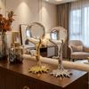 Gold/Sliver Tree Shape Crystal Ball Stand Electroplating Crystal Ball Display Stand  Office