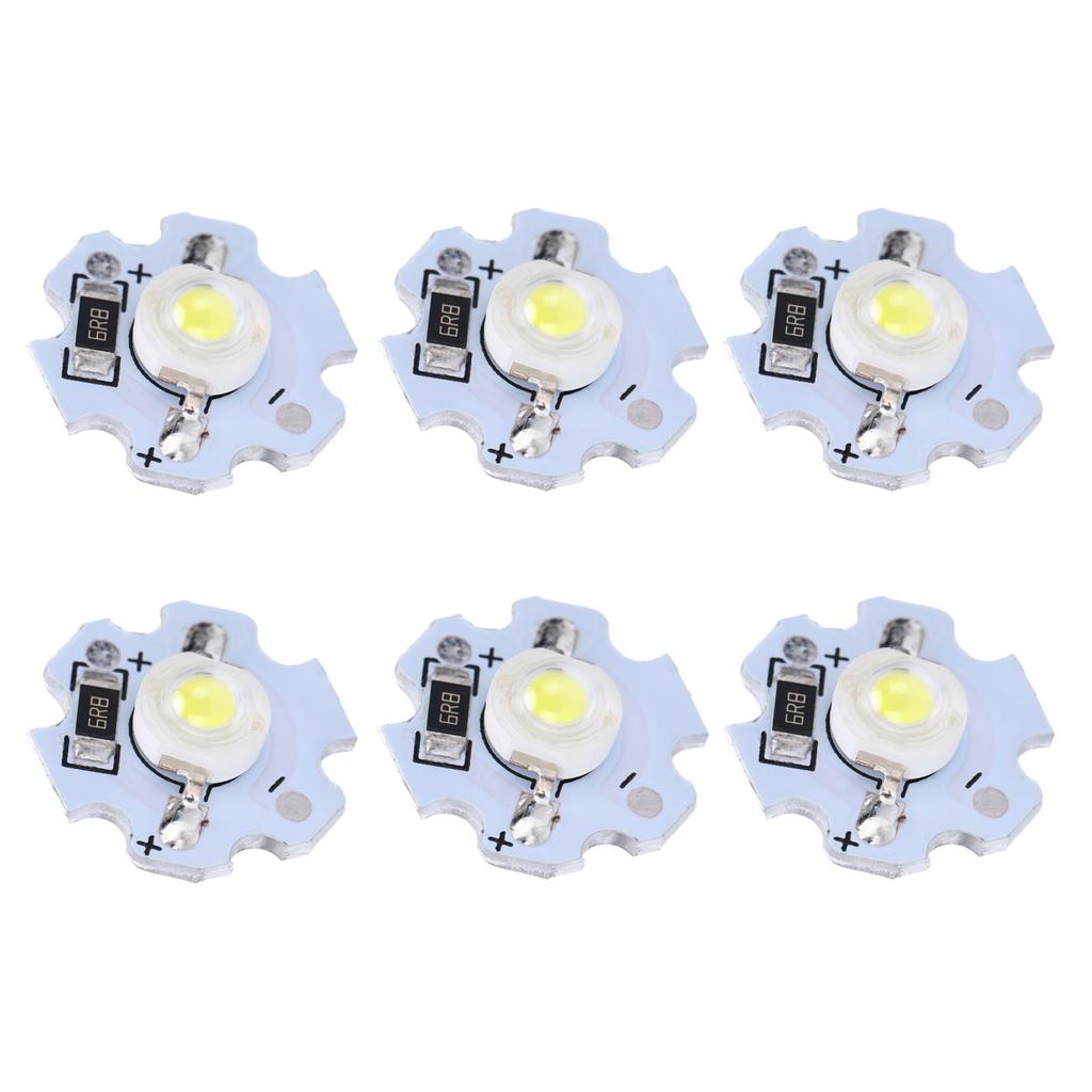 25Pcs 5V LED Chips 200LM 1W High Power LED Lamp Beads for DIY Lighting FixturesCold White 10000K