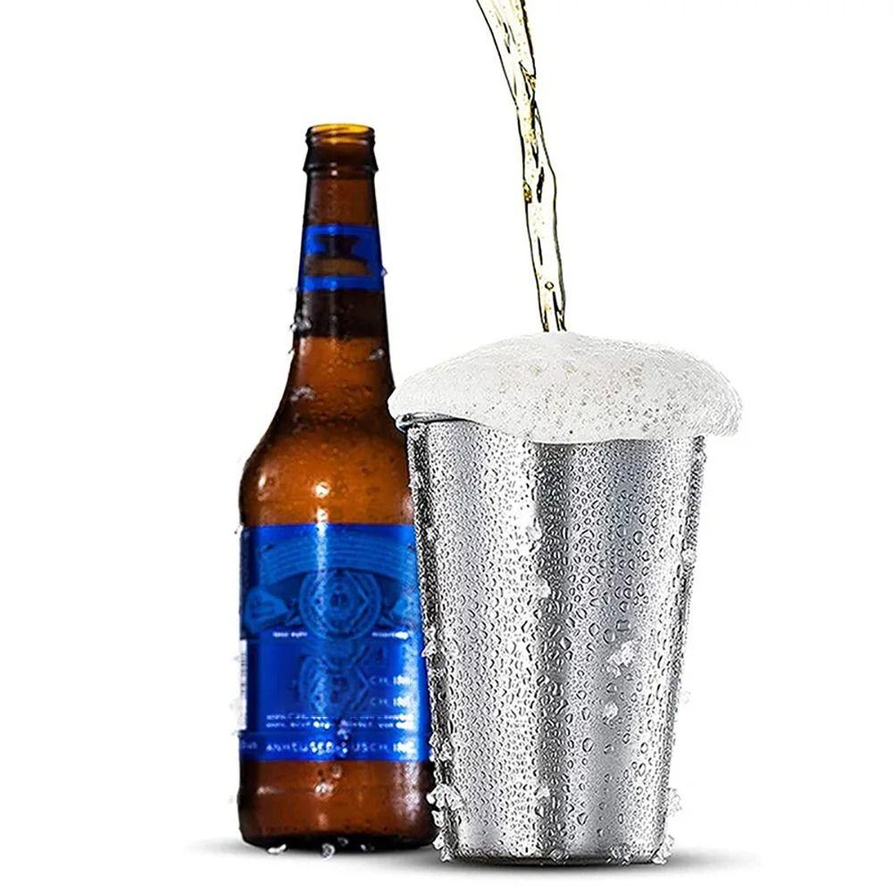 1Pcs Travel Camping Outdoor Stainless Steel Cup Coffee Tea Wine Gold Silver Whisky Beer Cups 260-500ml 304 Stainless Steel