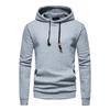 Autumn Winter Men's Jacquard Hoodie: European & American Style, Long Sleeve, Warm Color Sweatshirt