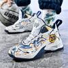 Basketball Shoes Men's High Top Teen Students Casual Shoes Sneakers Running Mesh Training Shoes
