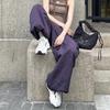 Adidas Originals Lace-Up Mid-Rise Solid Wide-Leg Casual Pants Women Bottoms Black JD1125
