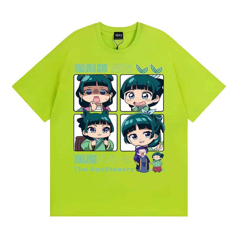 

Manga The Apothecary Diaries Graphic T Shirt Unisex Fashion Cute Short Sleeve Japanese Anime T-shirts Women Cotton Loose T-shirt 4XL