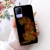 For Vivo V21E V 21 E V2061 V2055 Case Soft Silicone TPU Protective Butterfly Phone Case For VivoY73 2021 V21 E 4G 5G Cover Coque