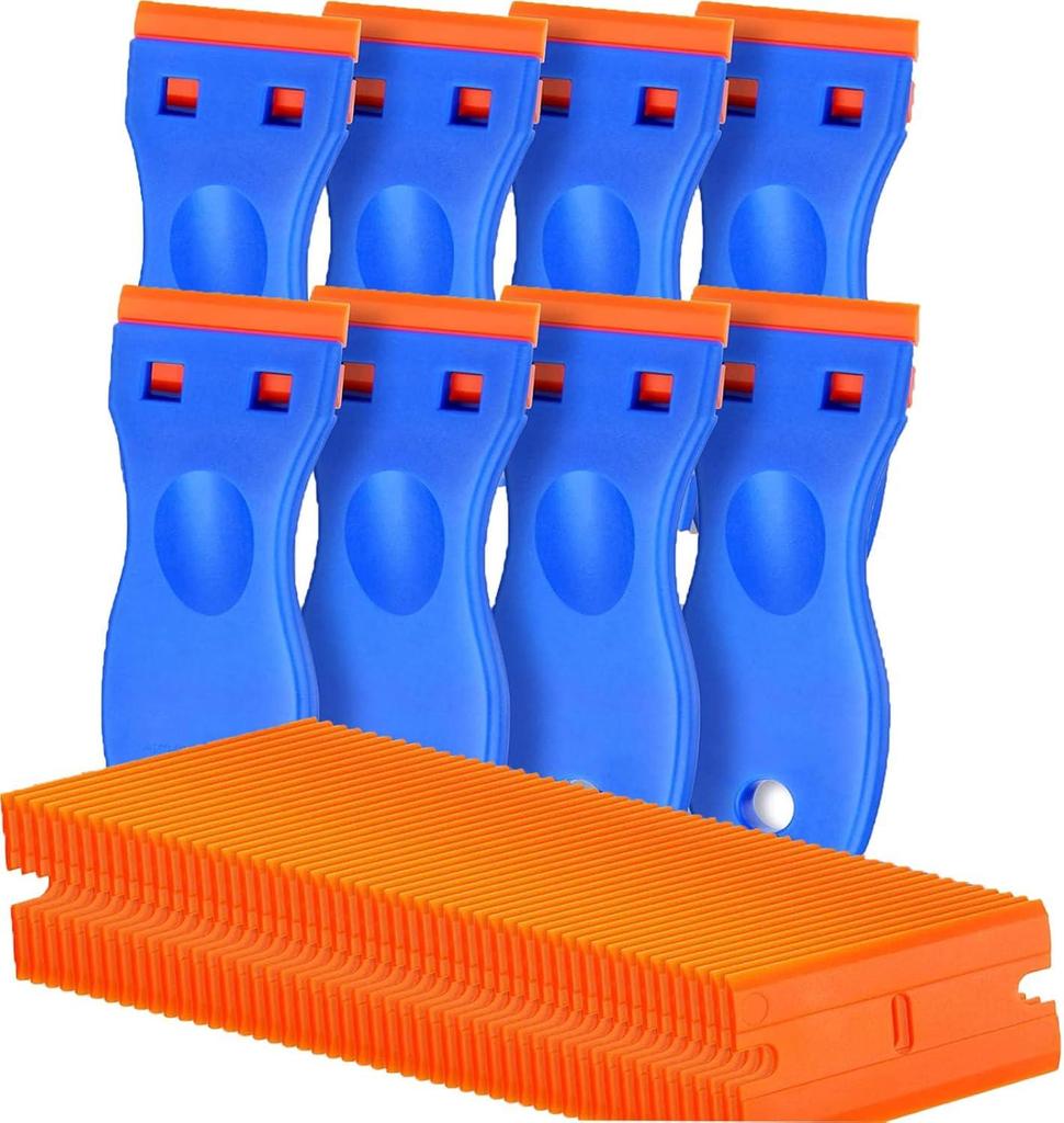 Cross-Functional Plastic Scraper: Glue, Stain, and Film Remover Tool