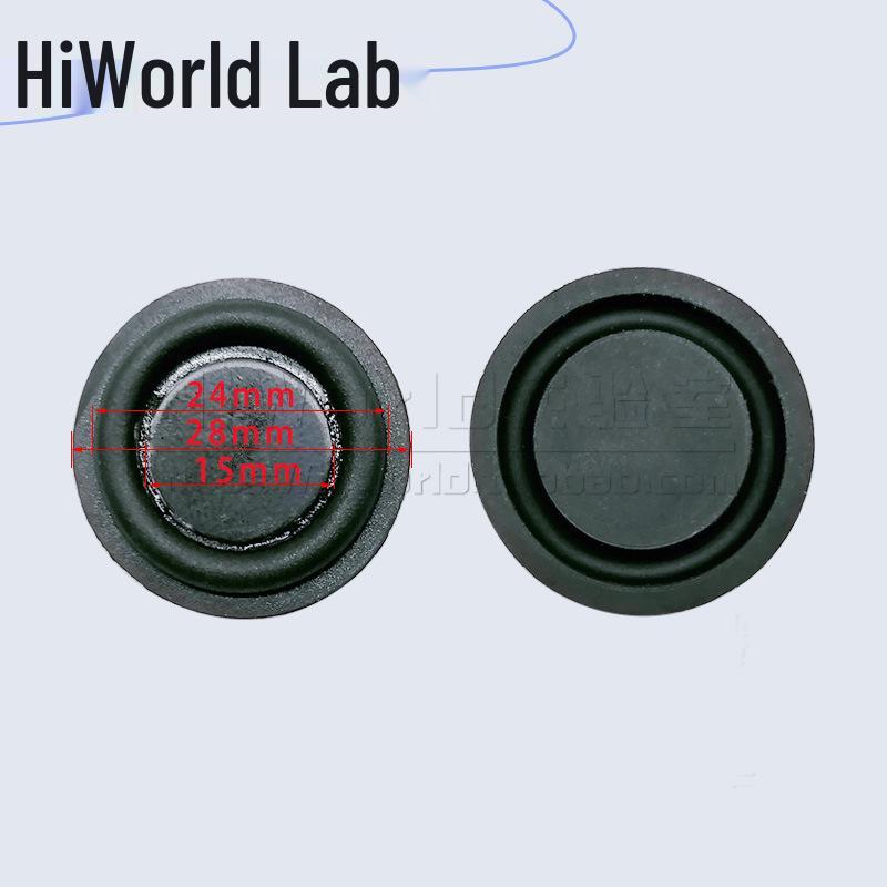 Bass Passive Radiator Speaker with Wood Fiber Diaphragm for Enhanced Low Frequency Sound