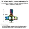Loqatidis Precision Metal Spinning Long Spin Time and Perfect Easily Over 12 Minutes for an Experienced Portable Stainless Steel EDC Office Desktop