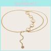 Moon Chain Waist Two Layers Of Chains Versatile Accessories For Women Clothing