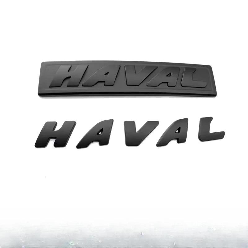 for Haval H6 GT logo Car Front Network Black Logo Emblems For GWM Great Wall Generation Haval H6 GT QK1