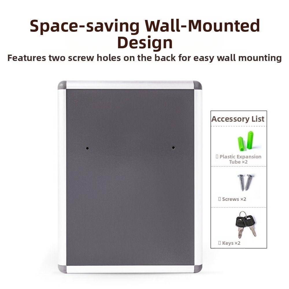 Wall Mounted Suggestion Mailbox Secure Complaint Box Storage Organizer Express Inbox Tree