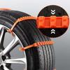 Zip Tie Tire Chains 40 Pieces Non-Slip Wheel Snow Chains Winter Traction Tire Belt for Winter Ice Muddy Roads Vehicles Trucks