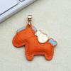 Instant Money Cartoon Pony Pendant Keychain for Couples