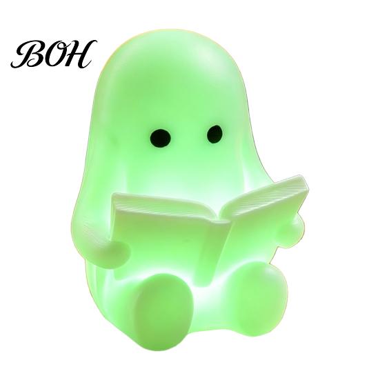 Durable Pla Figurine Halloween Ghost Figurine, 3D Printed Cute Rock Statue, Whimsical Desk Decor Funny Coffee Table Centerpieces Shelf Mantel