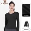 Camel Women's Crew Neck Long Sleeve T-Shirt
