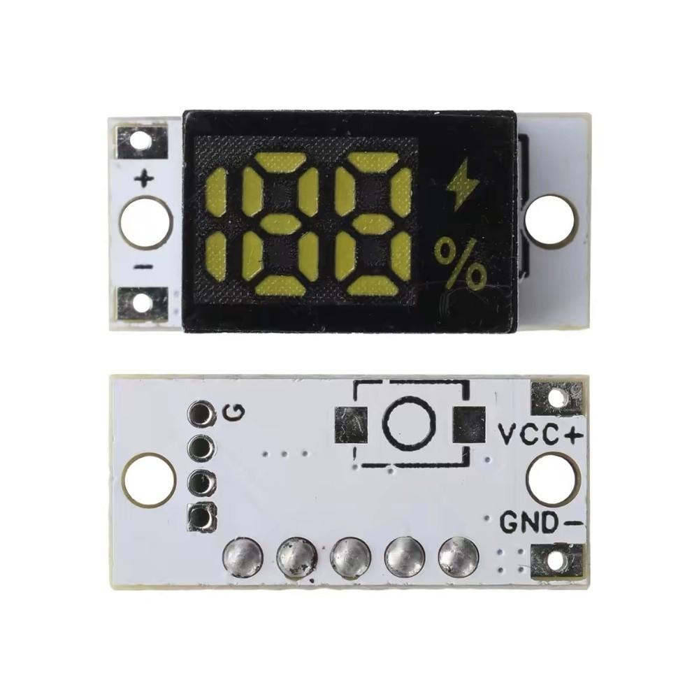 Low Power Operation Battery Level Indicator Module Lithium Battery Tester C-Parallel Style