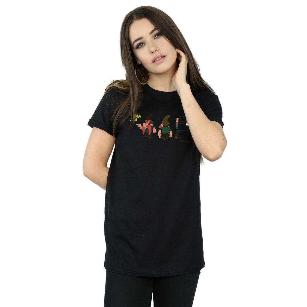 Looney Tunes Womens/Ladies Yosemite Sam Colour Code Cotton Boyfriend T-Shirt