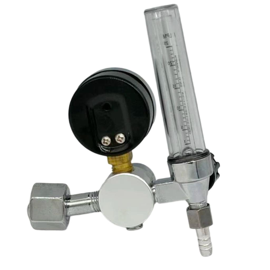 CO2 Flow Meter Mig Tig 0-25 MPa, Standard Flow Meter, Welding Device, Argon Pressure Reducer